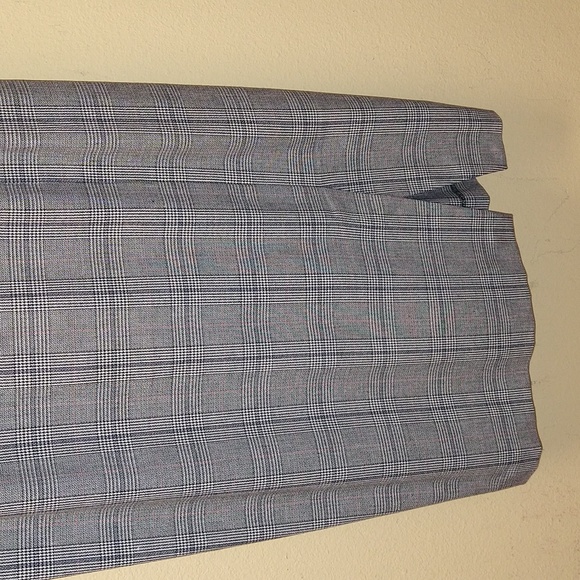 Banana Republic Plaid Bi-Stretch Racer-Neck Sheath Dress - Picture 3 of 9